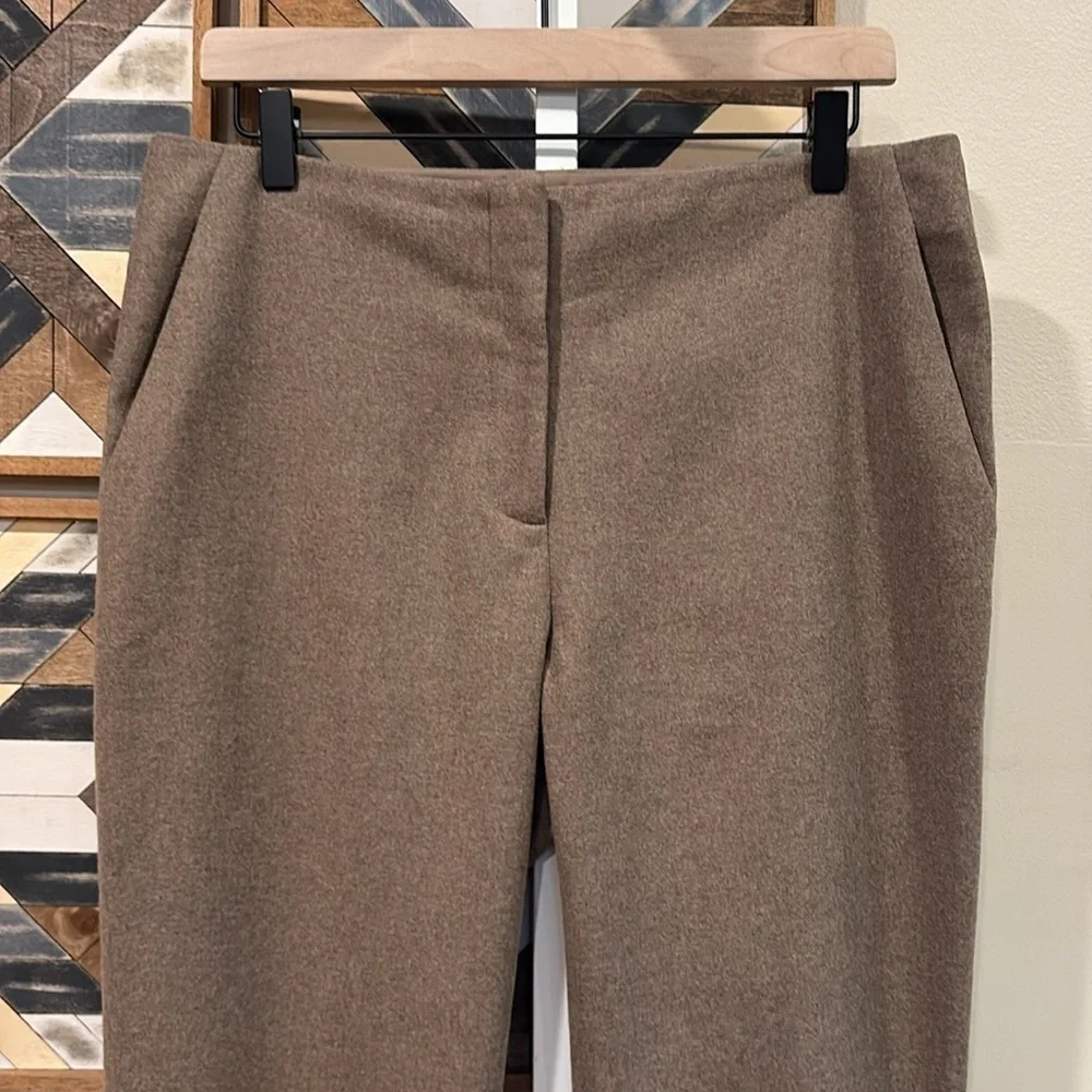Ralph Lauren Collection Wool Ankle Pants Brown Heather 8 EUC